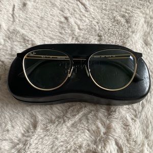 Rayban Prescription Glasses - RB 6375 - in Gold & Black - used - with case